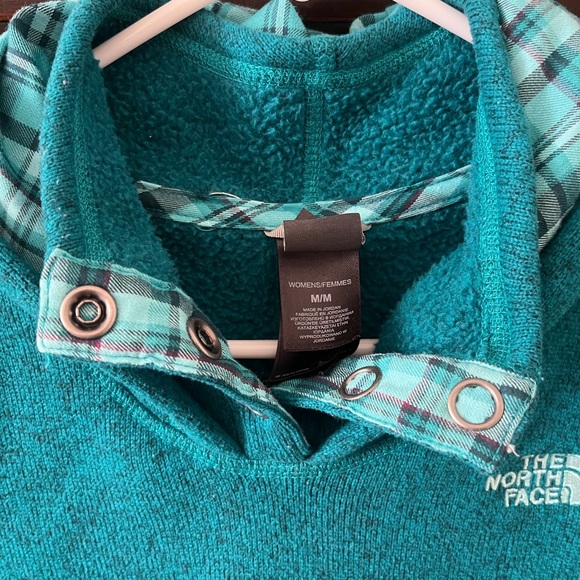 The North Face Women’s Crescent Sunset Hoodie Sz M Green Blue Teal - Picture 14 of 15